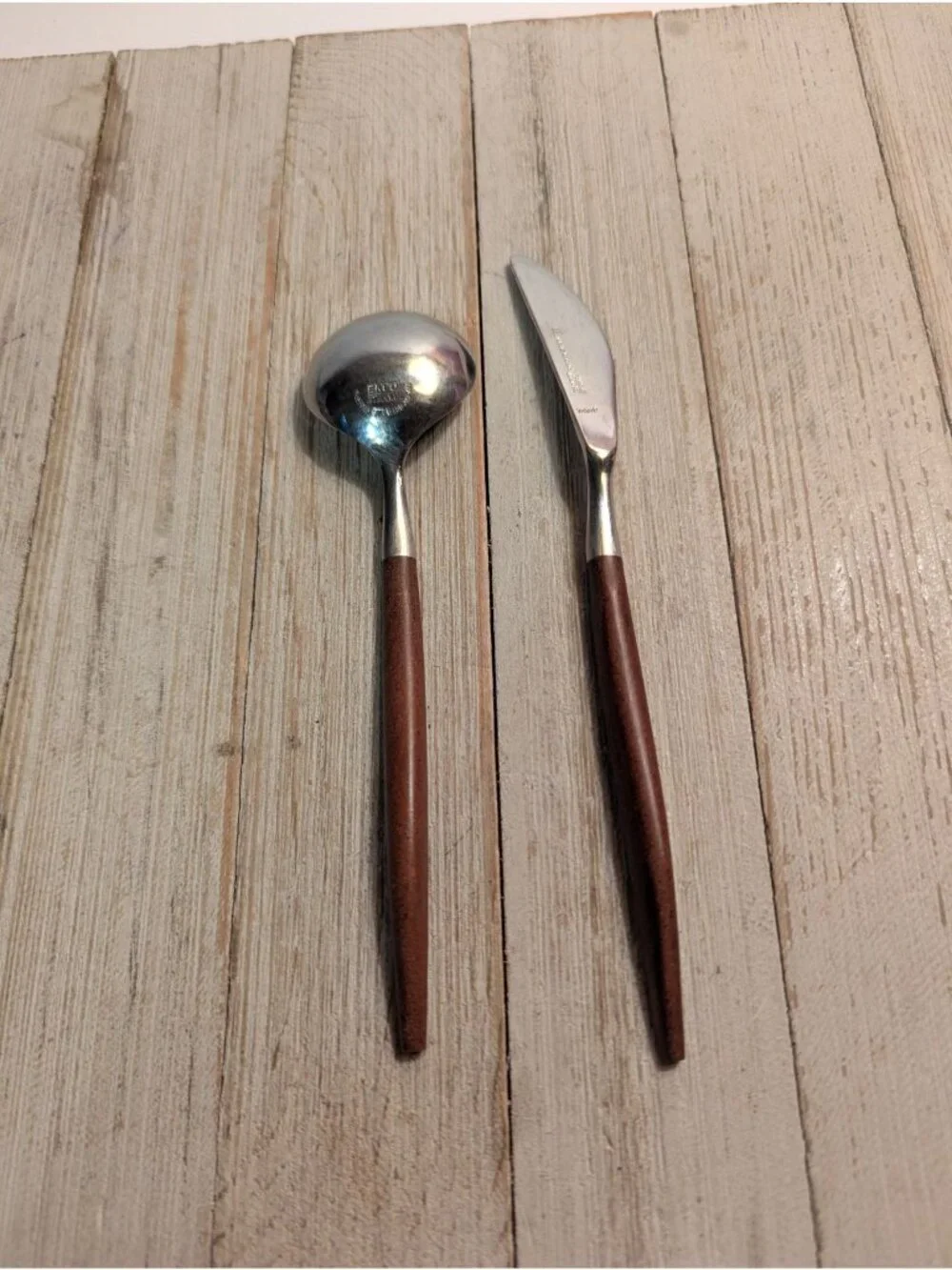 Vintage Ekco Eterna Jelly Spoon and Butter Knife Stainless Steel